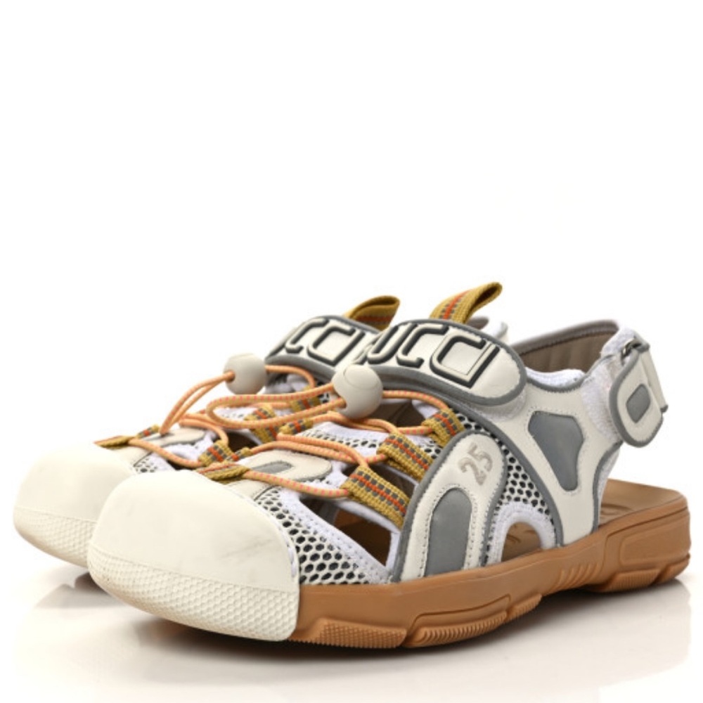 Stylish women Gucci Sandals - White and Tan